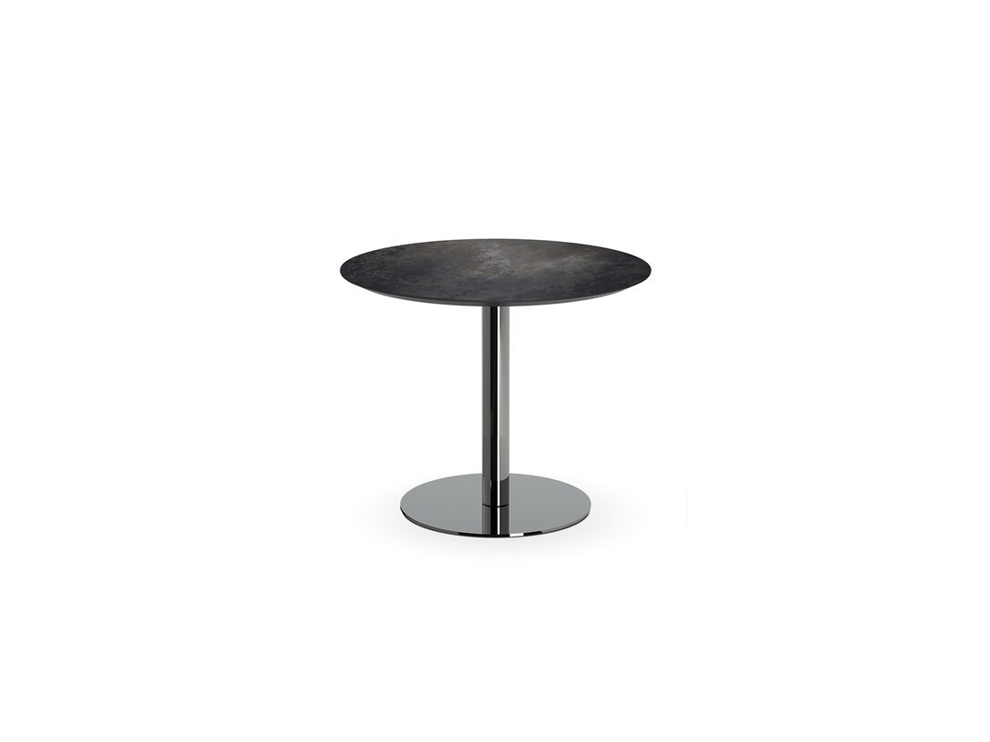 Столик ET FLAT d50x45 cm (Black Stone Mat)